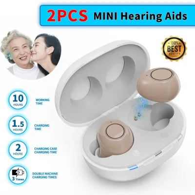 Aides auditives rechargeables intra-auriculaires beiges
