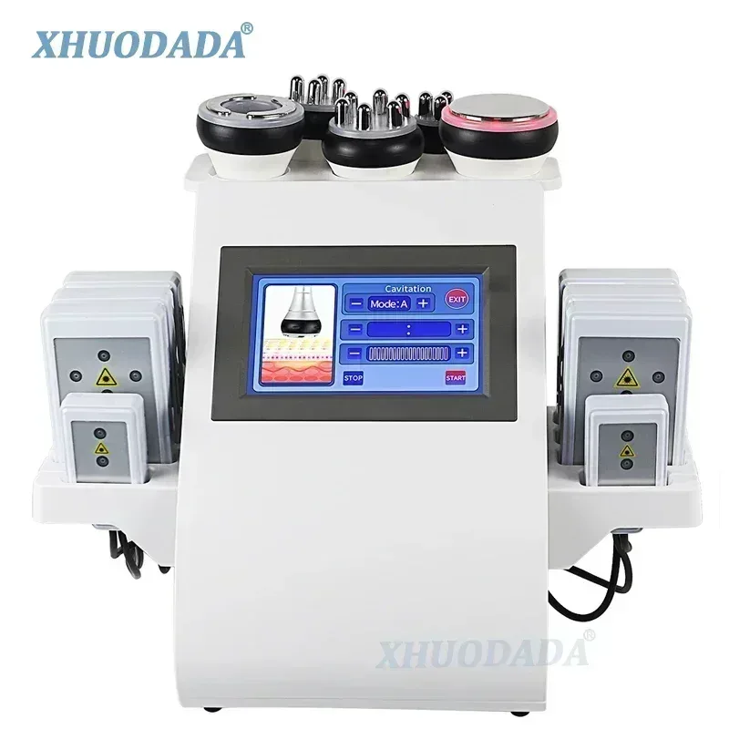Appareil de cavitation ultrasonique 6 en 1 en ABS