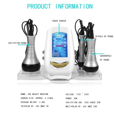 Appareil de massage ultrasonique 3 en 1 pour le corps – image 2