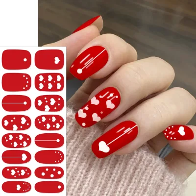 Autocollants ongles en gel semi-durci motif léopard – image 2