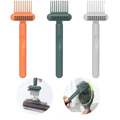 Brosse de nettoyage 2-en-1 pour peignes et brosses