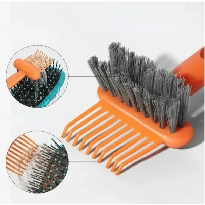 Brosse de nettoyage 2-en-1 pour peignes et brosses – image 2