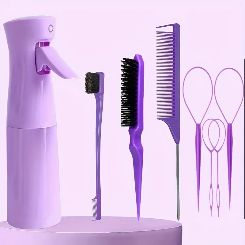Ensemble de coiffure 8 pièces en plastique