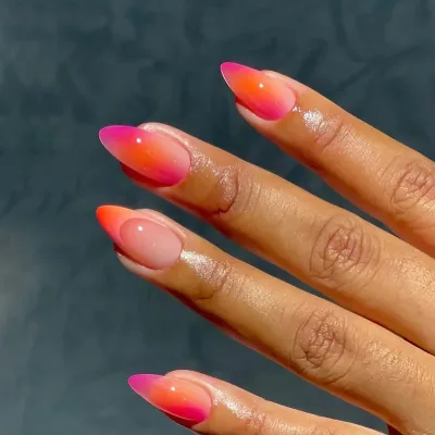 Faux ongles à presser forme amande, lot de 24 pièces