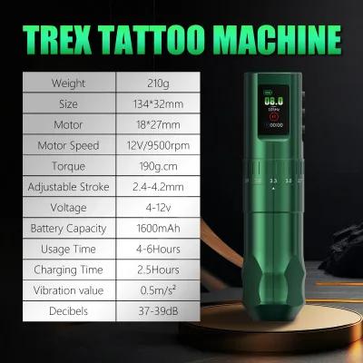 Pistolet à tatouer électrique sans fil – image 3
