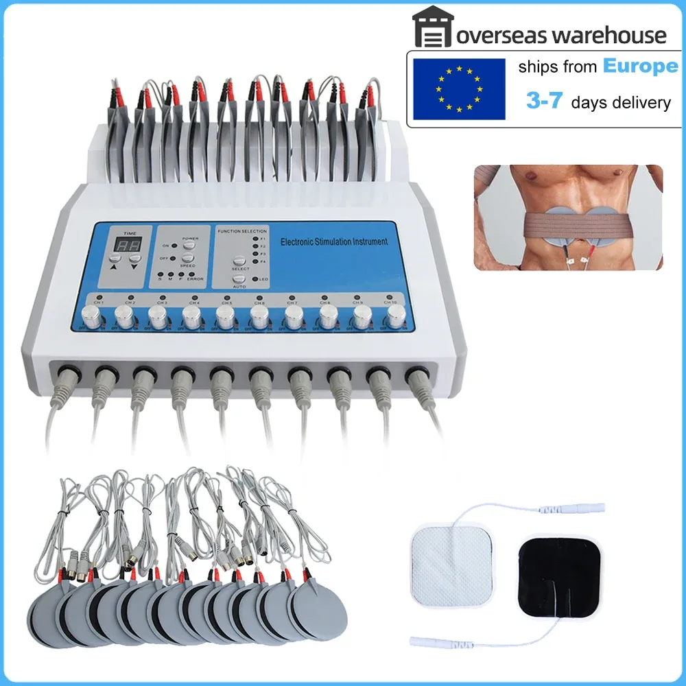 Stimulateur musculaire électrique EMS 10 canaux