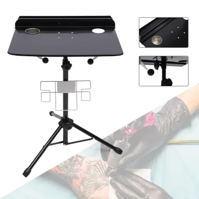 Support d'accoudoir de tatouage pliable en acier